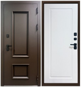 ������� ����� YoDoors-811  ����� ���� AKZO NOBEL RAL 8017 / 10 �� ������������� ������ ���, Velluto Bianco
