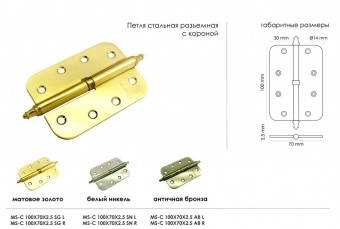 ����� ������ �������� ��������� MS-C 100X70X2.5 SN R � �������