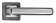 Ручка дверная Morelli MH-46 GR/CP-S55 (графит/полированный хром) Ручка дверная Morelli MH-46 GR/CP-S55 (графит/полированный хром)
